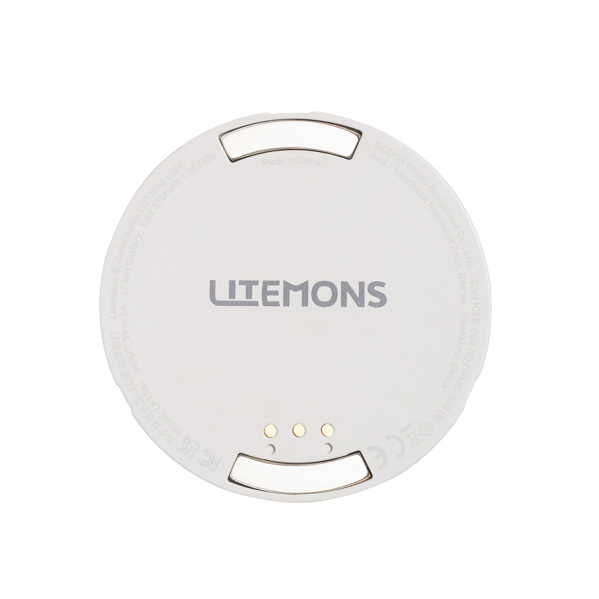 Godox LITEMONS LR15Bi Biカラー LED ビデオライト リングライト USB-C充電 コンパクト 自撮りライト