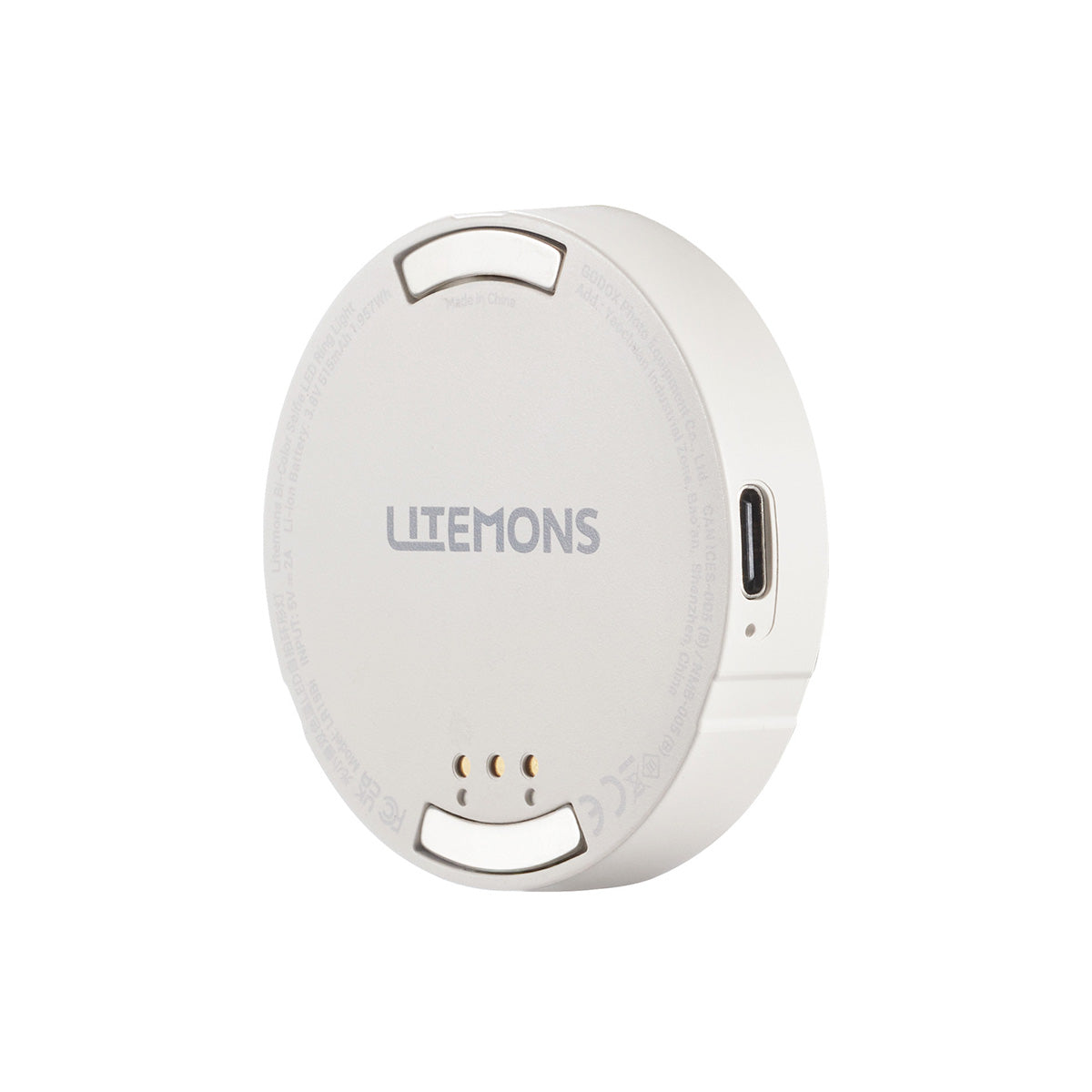 Godox LITEMONS LR15Bi Biカラー LED ビデオライト リングライト USB-C充電 コンパクト 自撮りライト