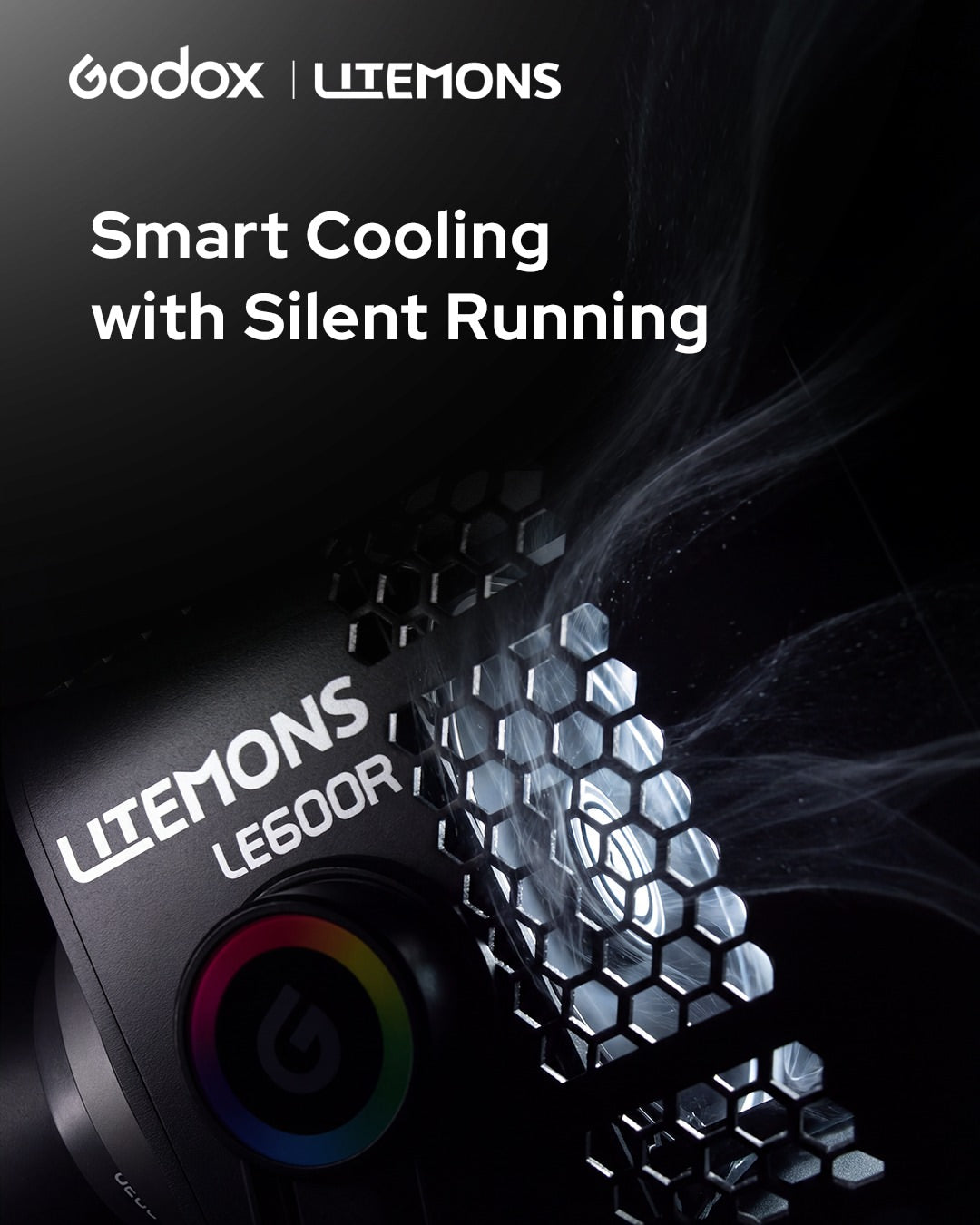 Godox LE200R 200Wクラス LITEMONS RGB LEDライト Bowensマウント NFC対応 DMX対応 アプリ操作 CRI96 TLCI95