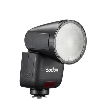 Godox V1mid-F V1 mid for Fujifilm 富士フィルム対応 ラウンドヘッド ストロボ フラッシュ 55Ws TTL HSS USB-C対応リチウムバッテリー タッチスクリーン 2Wモデリングランプ Godox Optical System