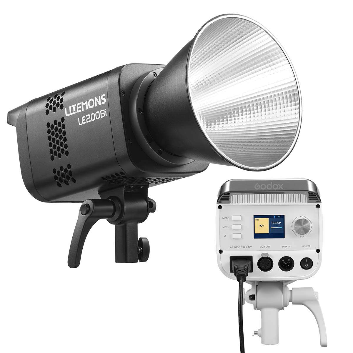 Godox LE200Bi 220W LITEMONS Bi-color LEDライト Bowensマウント 2800K~6500K
