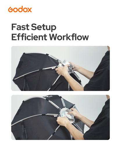 Godox EazyFlow Beauty Dish シリーズ 折りたたみ式 ビューティーディッシュ ソフトボックス Bowensマウント【65cm】