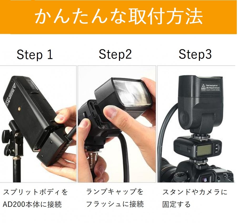 日本正規代理店GodoxEC200AD200対応リモートホットシュー[オリジナルセット]