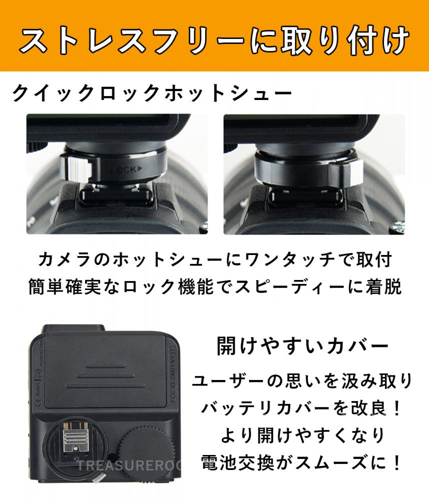 [正規品技適マーク日本語説明書付]GodoxゴドックスX2TSTTLワイヤレスフラッシュトリガー1/8000Sony対応[クロスセット品](X2T-S)